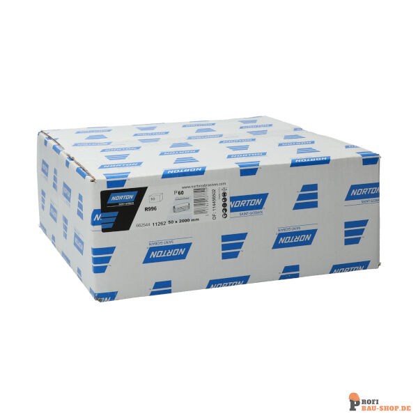 nortonschleifmittel/NORTON_schleifmittel_66254411262 Narrow Belts Norton R996 50x2 Grit 60_143721